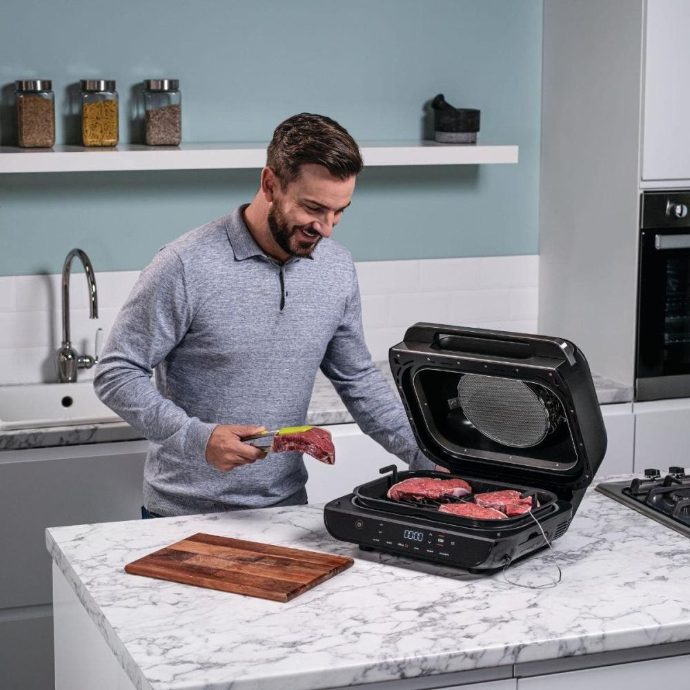 شواية Ninja Foodi MAX الصحية ومقلاة هوائية سعة 3.8...