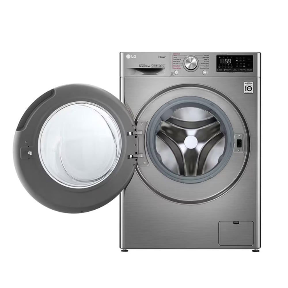 غسالة ملابس فتحة امامية ال جي اتوماتيك تنشيف 75% ف...