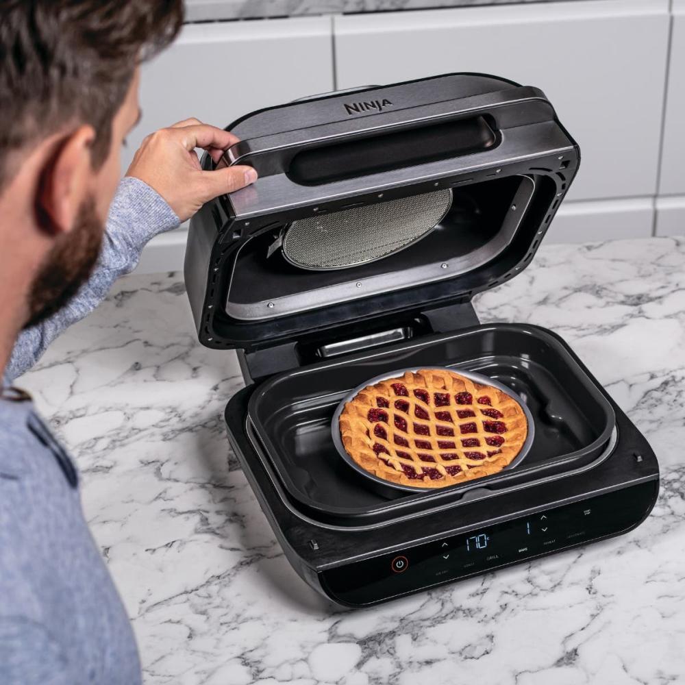 شواية Ninja Foodi MAX الصحية ومقلاة هوائية سعة 3.8...