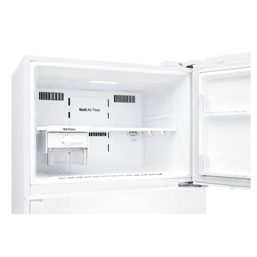 ثلاجة LG بابين 20.9 قدم لون ابيض موديل LT22CBBWIN