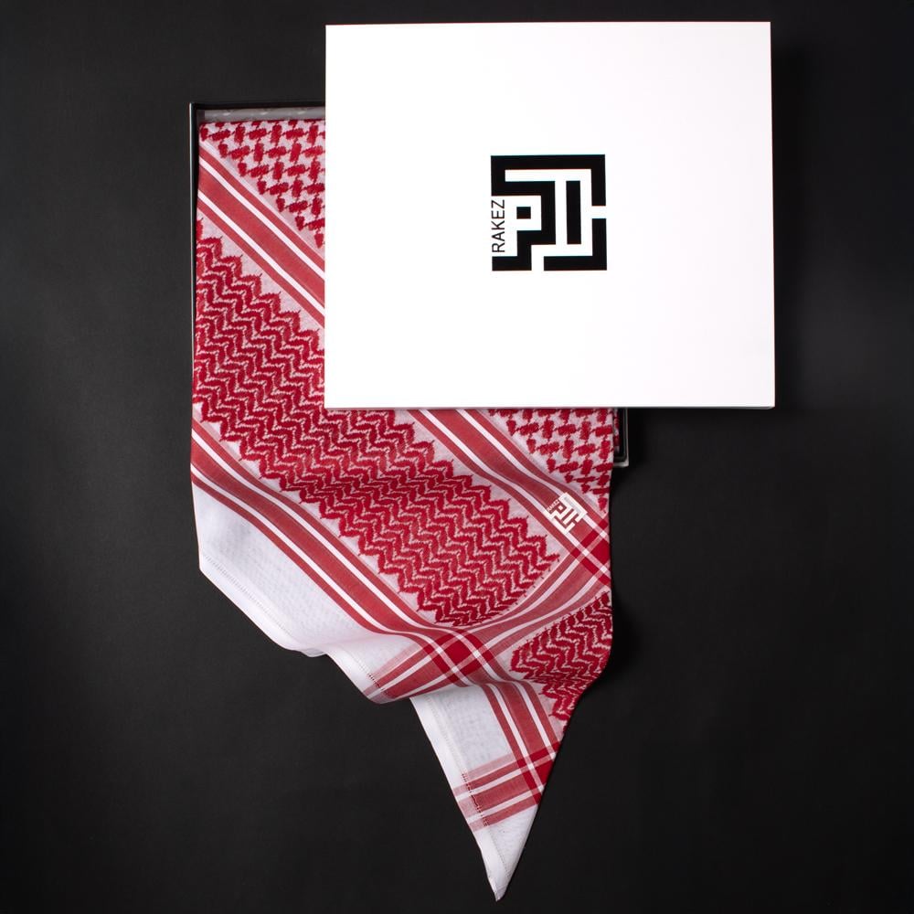 شماغ أحمر رجالي راكز