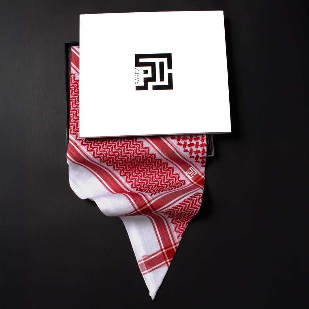 شماغ أحمر رجالي راكز