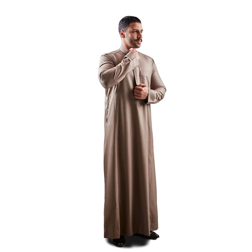 ثوب رجالي شتوي سحاب ساده - راكز