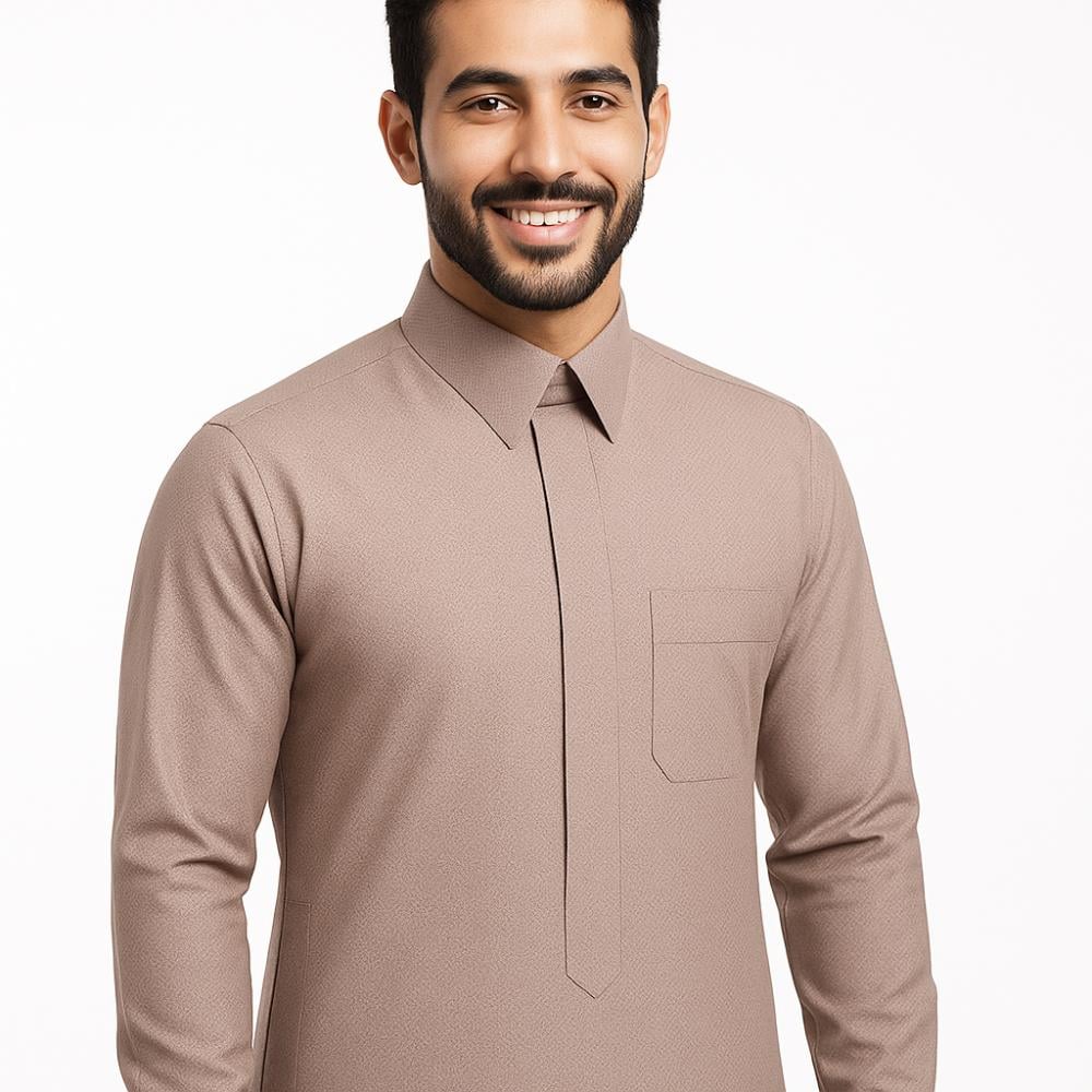 ثوب رجالي شتوي سحاب قلاب - راكز خلية 1