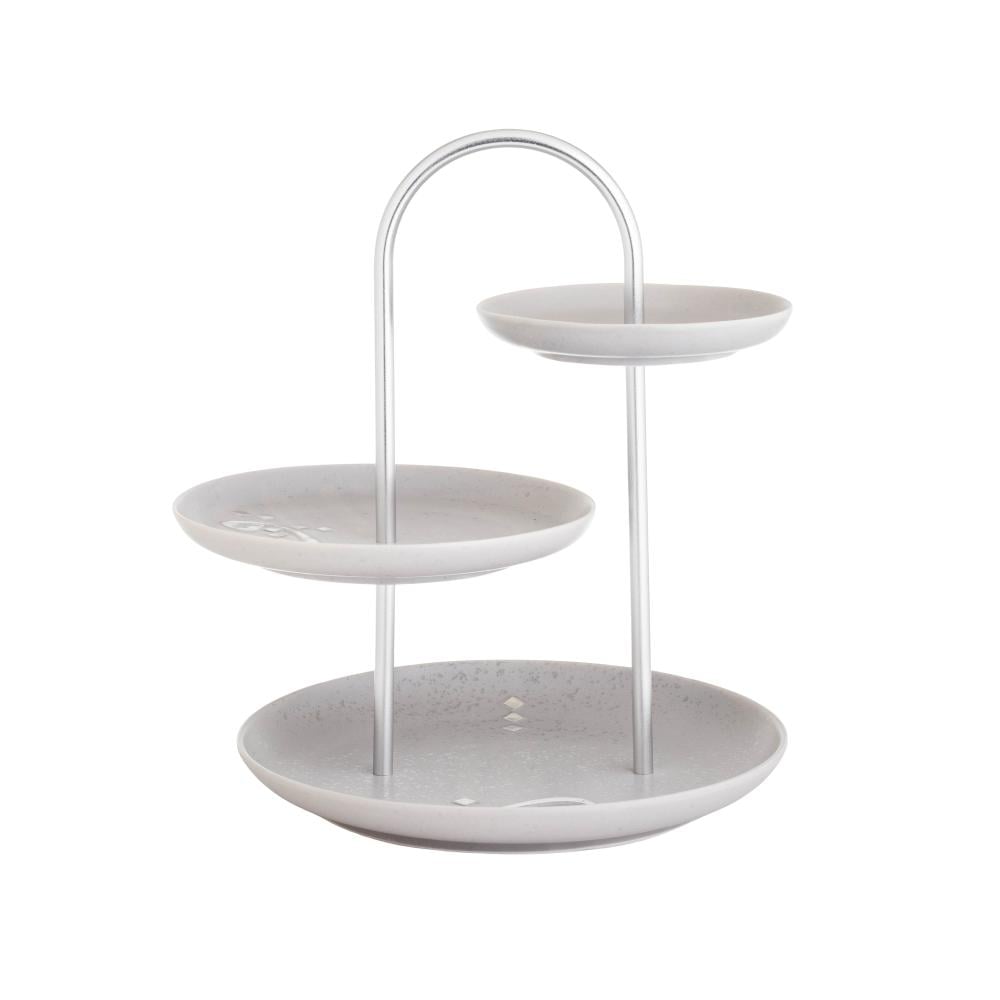 شيالة حلاوة سيراميك 3 دور لون رمادي فاتح