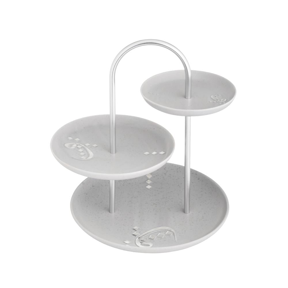 شيالة حلاوة سيراميك 3 دور لون رمادي فاتح