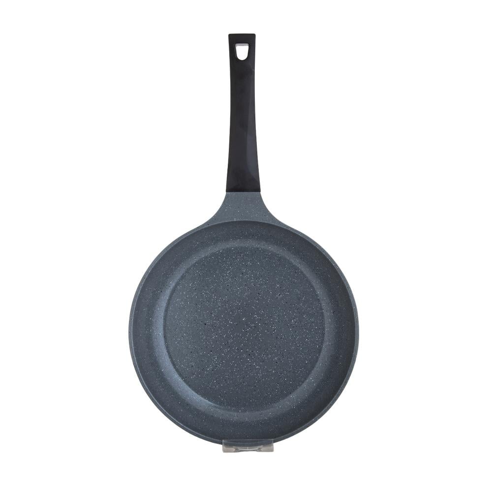 طاوة جرانيت لاهويا مقاس 26 سم رمادي