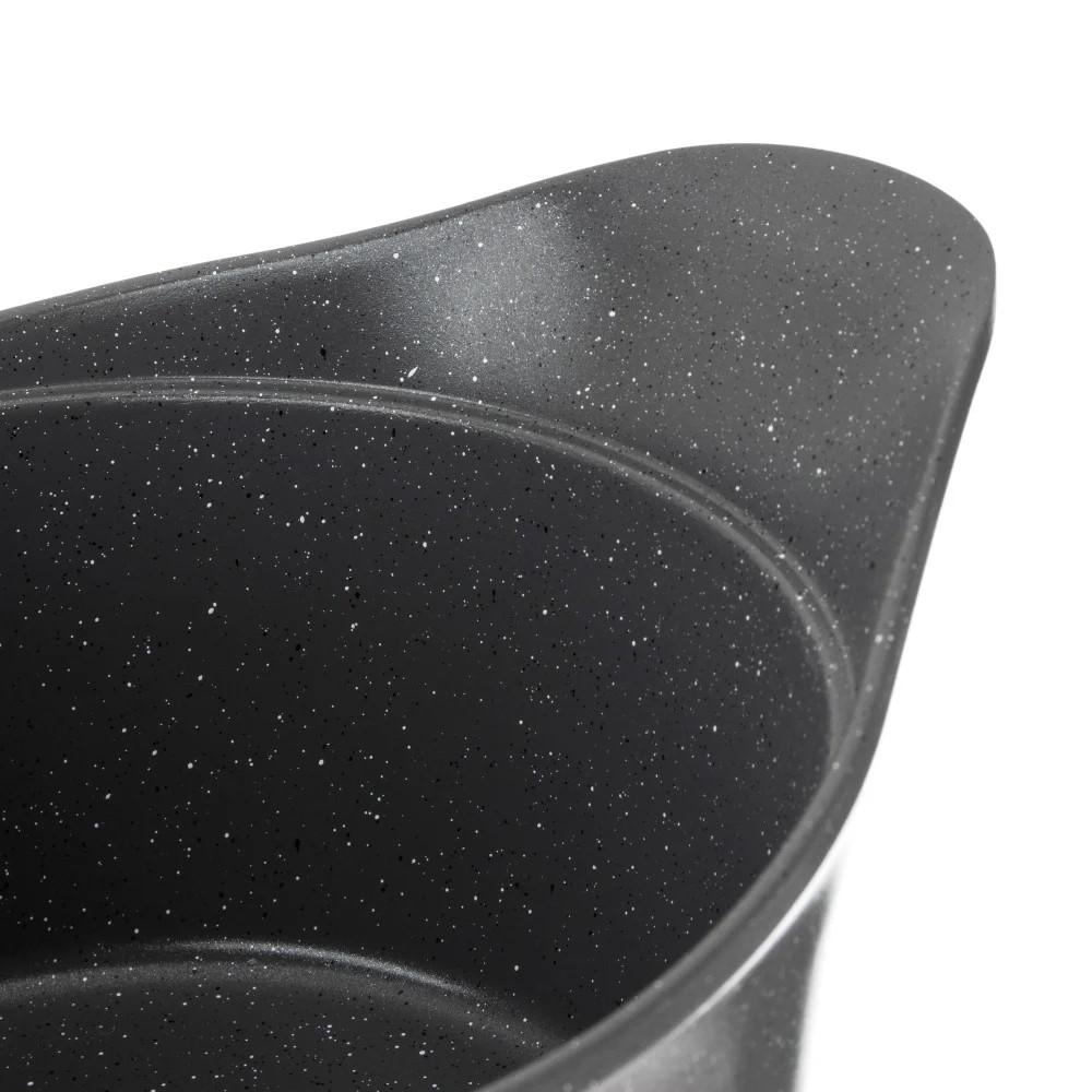 قدر جرانيت لاهويا مقاس 20 سم أسود