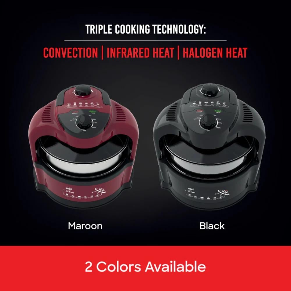 مقلاة هوائية رقمية من سانفورد 8 لتر