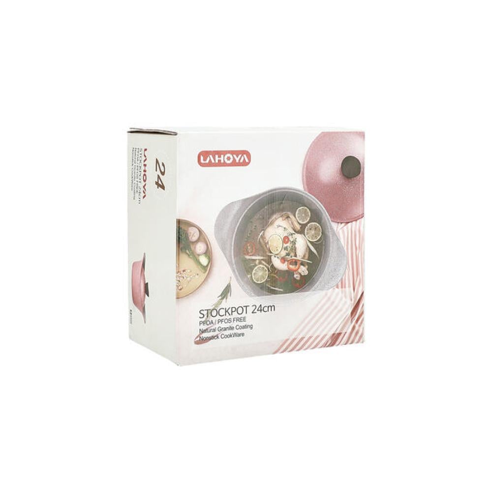 قدر جرانيت لاهويا مقاس 24 سم بيج