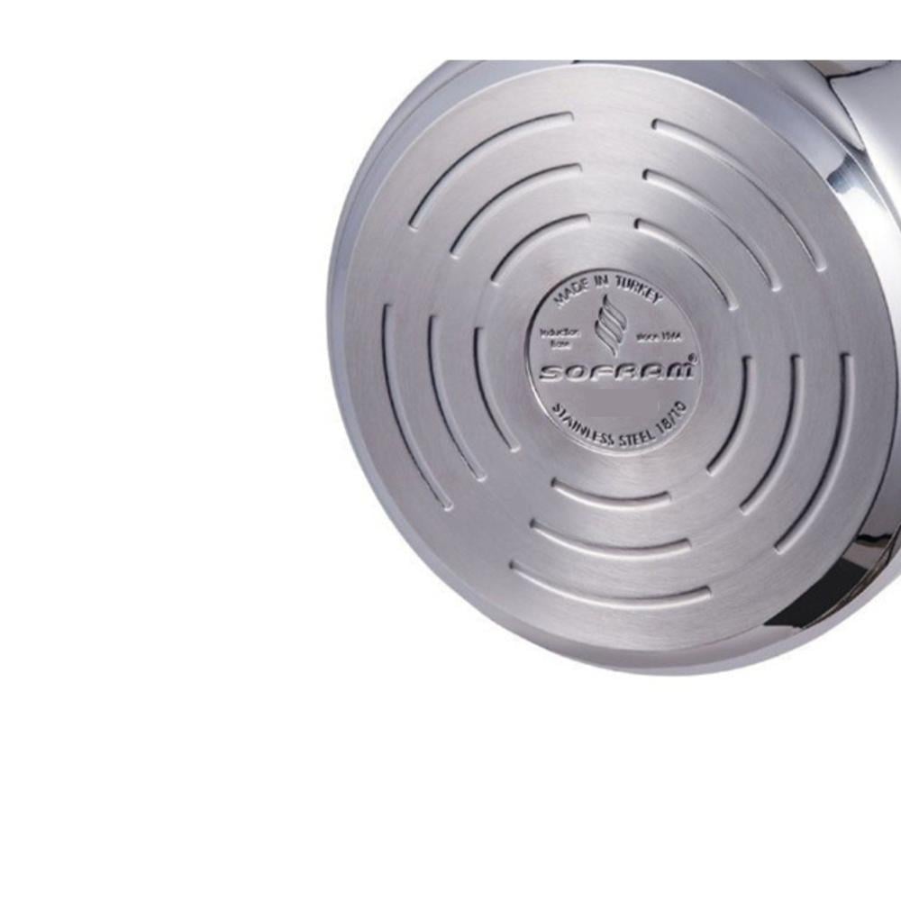 كسرولة سوفت استيل تركي مقاس 12 سم