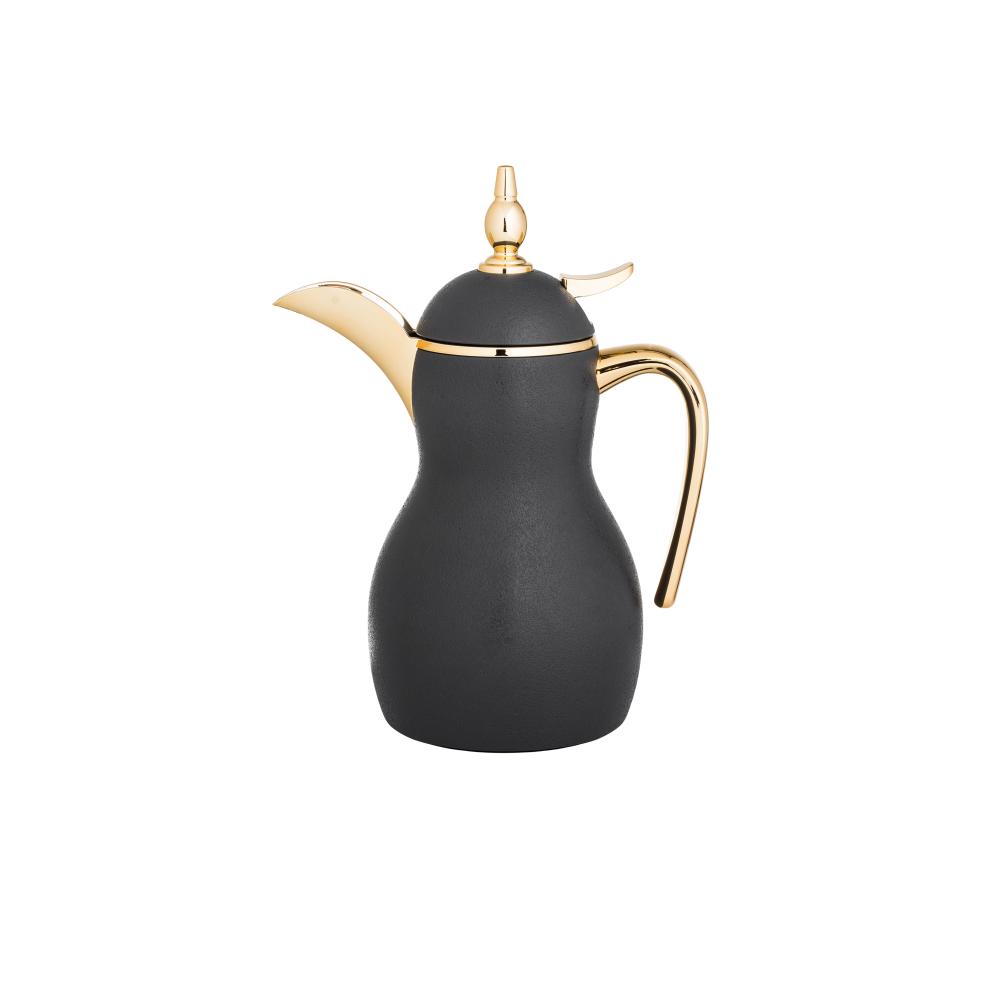 ترمس دلة هوست الفاخرة للقهوة رمادي مع ذهبي سعة 350...