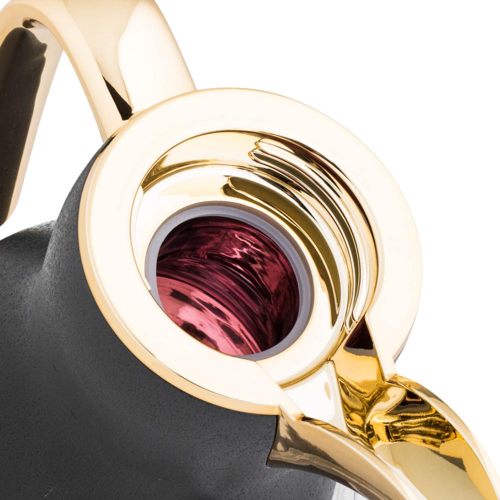 ترمس دلة هوست الفاخرة للقهوة رمادي مع ذهبي سعة 350...