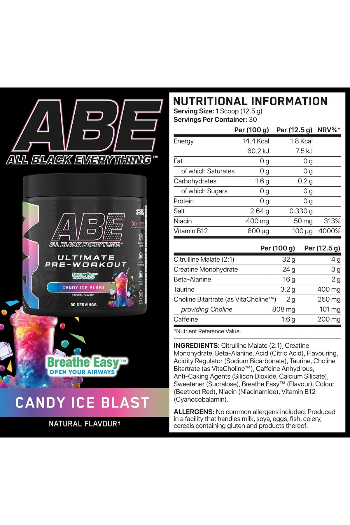 إيه بي إي بري ووركاوت – كاندي آيس بلاست – 375 جم