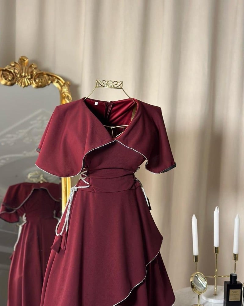 فستان ميدي ( 3 الوان ) 4333