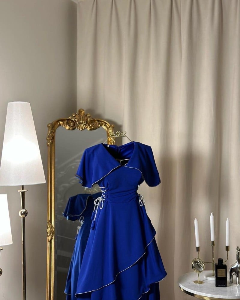 فستان ميدي ( 3 الوان ) 4333