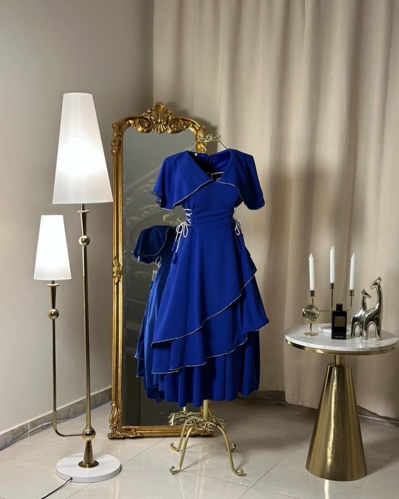 فستان ميدي ( 3 الوان ) 4333