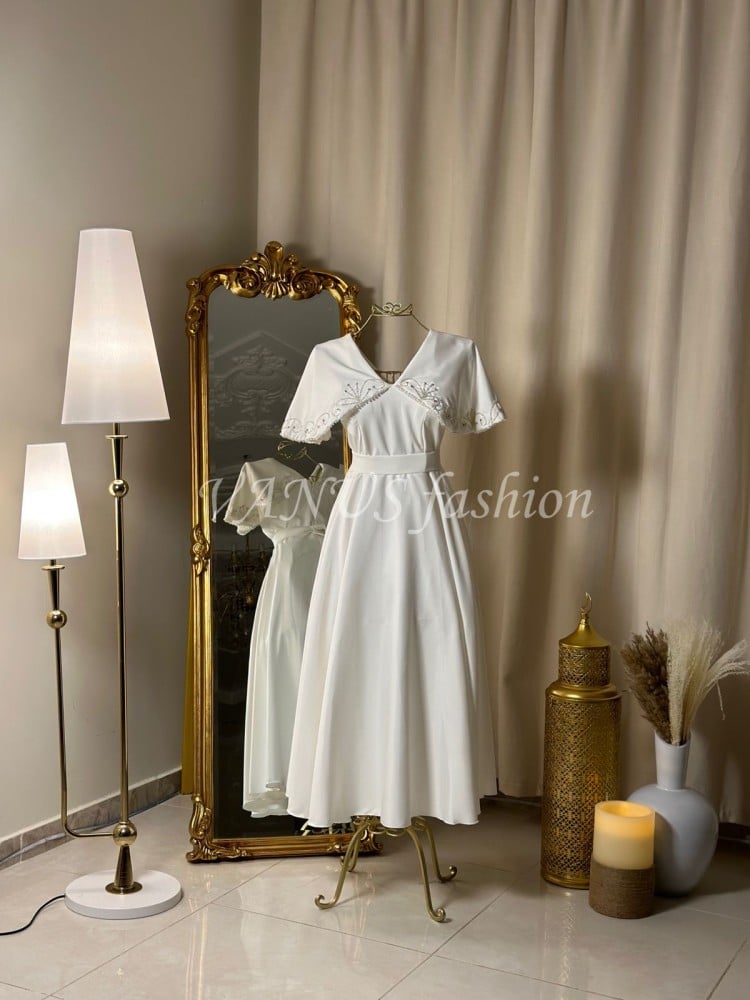 فستان ميدي (4 الوان ) 4257