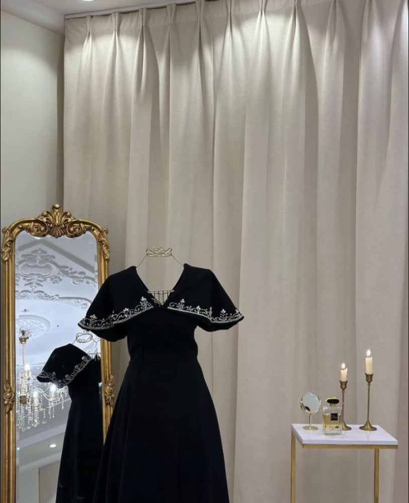 فستان ميدي (4 الوان ) 4257