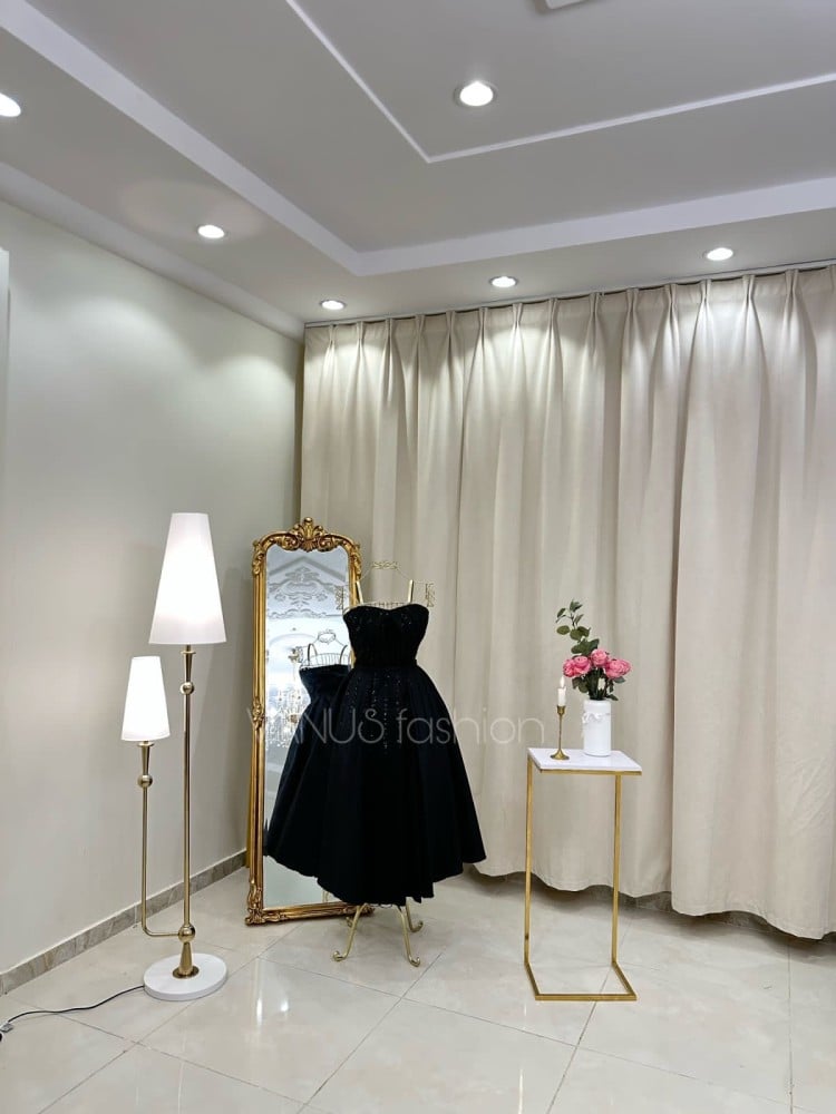 فستان سهرة ميدي 4052