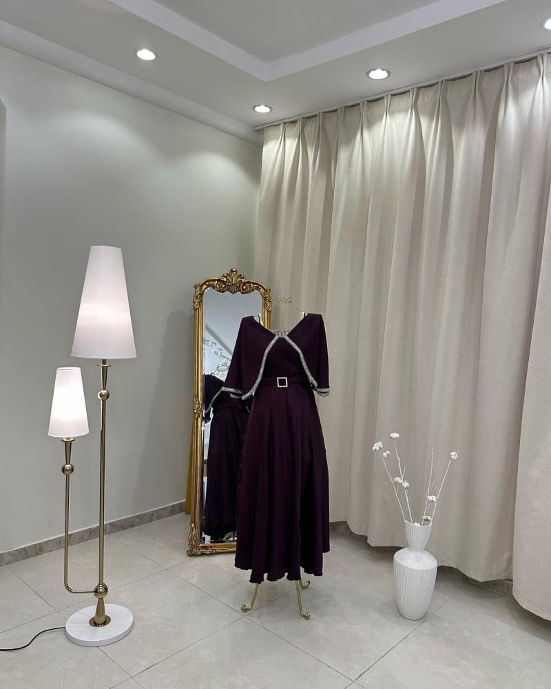 فستان سهرة ميدي ( 8 الوان ) 3939